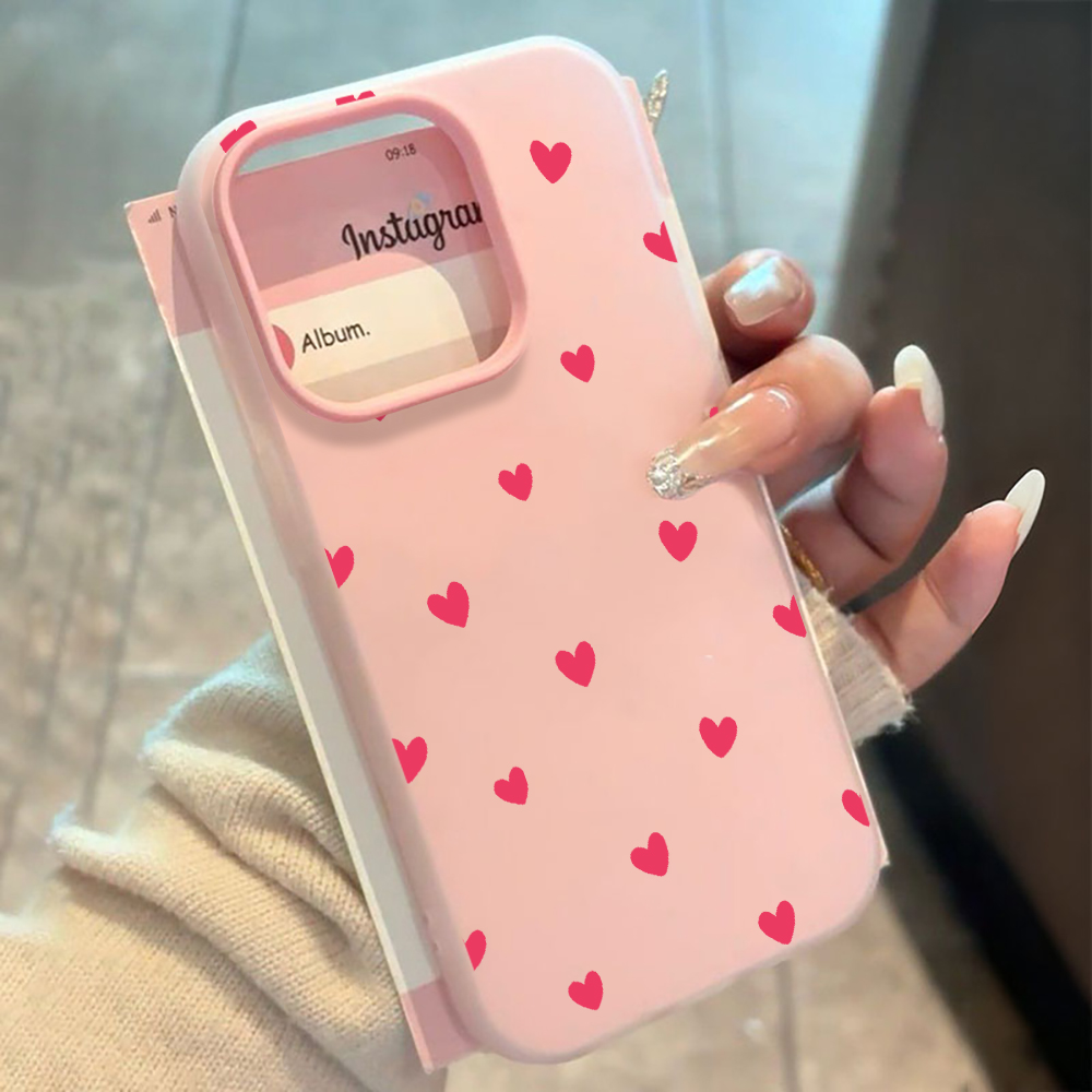 Red Love Heart Pattern Phone C - Xiaomi Redmi Note 13 review and price