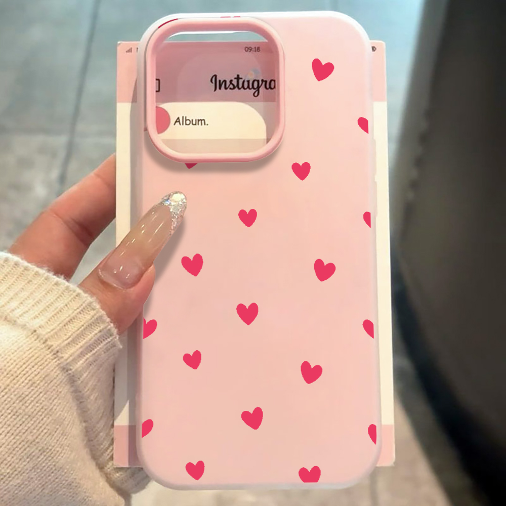 Red Love Heart Pattern Phone C - Xiaomi Redmi Note 13 review and price