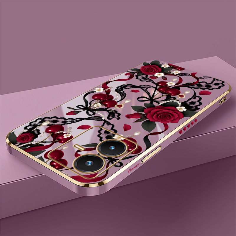 Rose Print Case For Vivo Y28 S - Vivo Y28 review and price