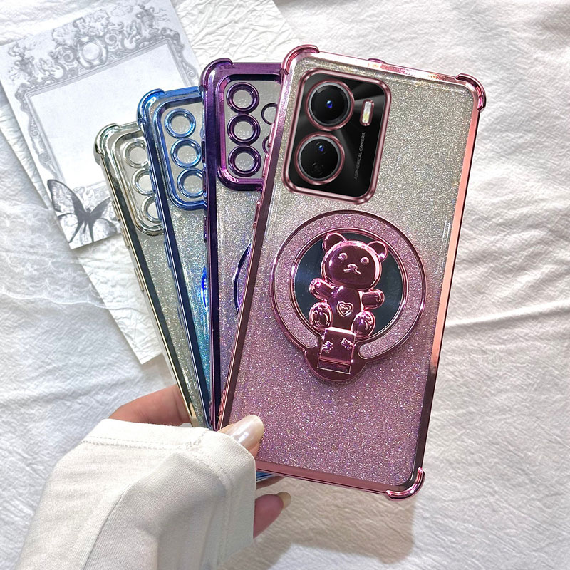 Heart Bear Glitter Phone Holde - Vivo Y28 review and price